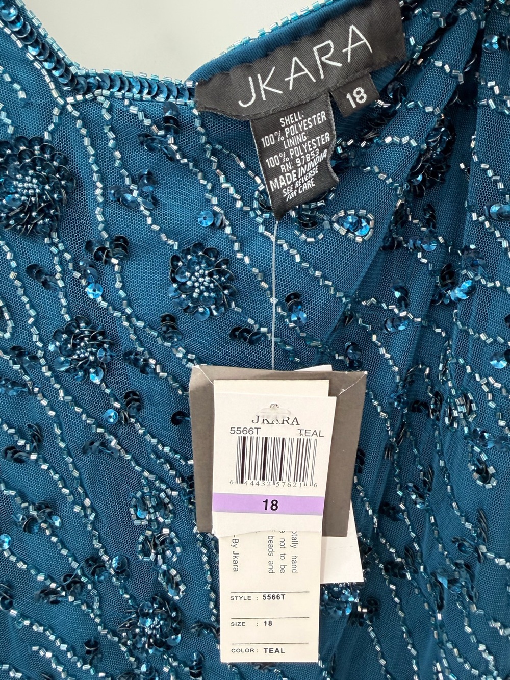 JKARA Evening Cocktail Maxi Dress Gown 18 NEW Wedding Guest Mother of Bride - Picture 3 of 4